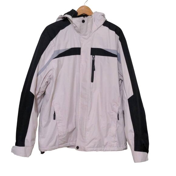 Athletec cream and black fleece lined winter coat - Picture 1 of 10